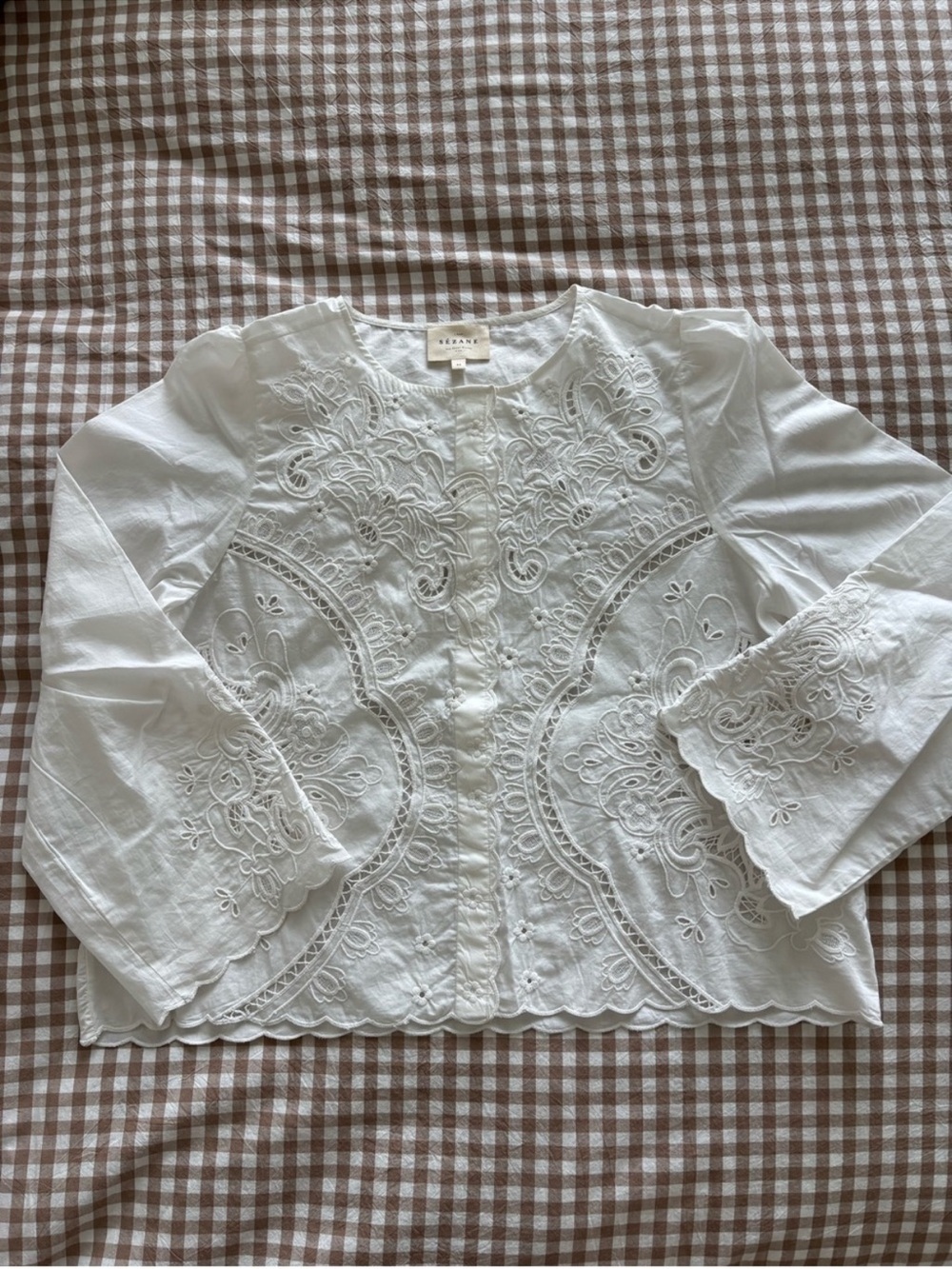 Sezane ALYCIA SHIRT 44/12 - Picture 5 of 5
